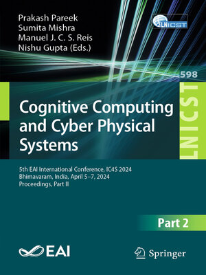cover image of Cognitive Computing and Cyber Physical Systems